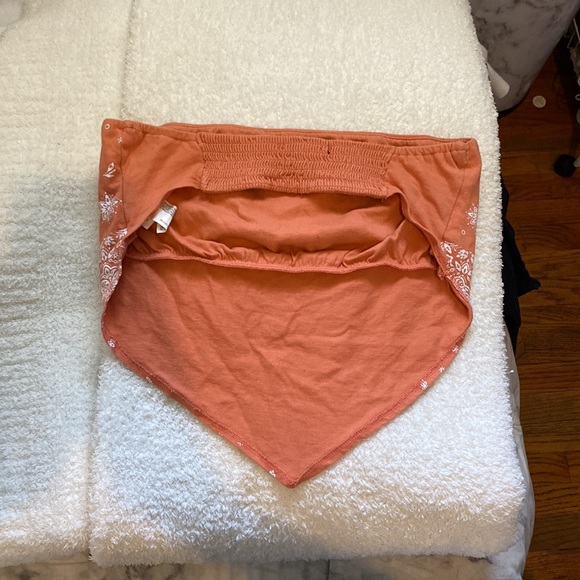 Forever 21 rustic orange bandanna tube top - Picture 2 of 2